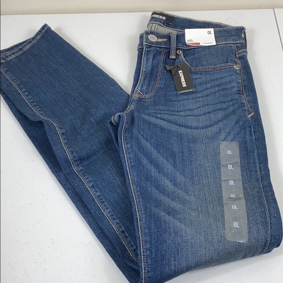 Express Mid Rise Skinny Jeans